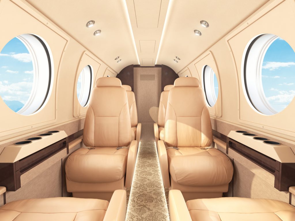 Private Jet Interior | AdonisOne